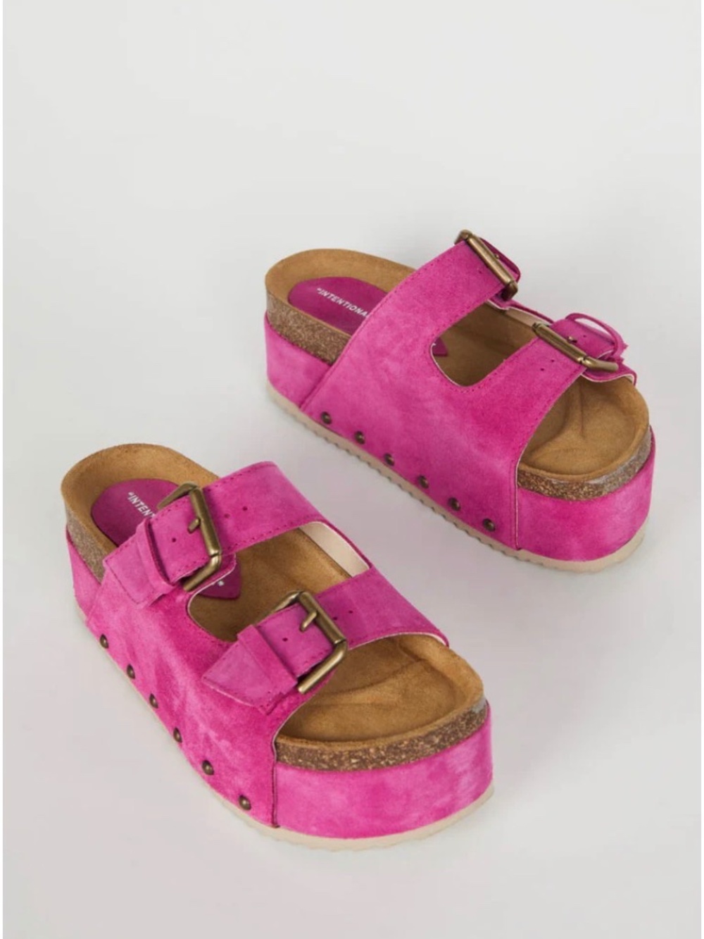 Suede Platform Sandal